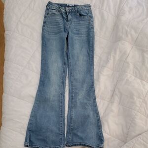 Abound Light Blue Flare Jeans for Women